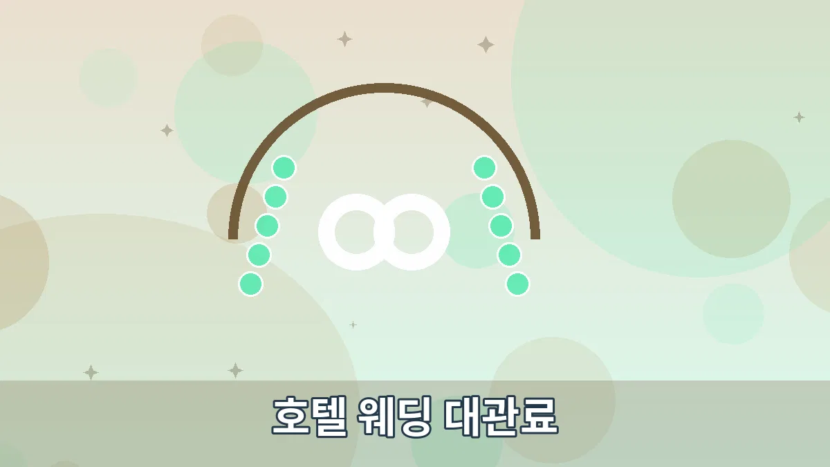 호텔 웨딩 대관료 안내 이미지 3