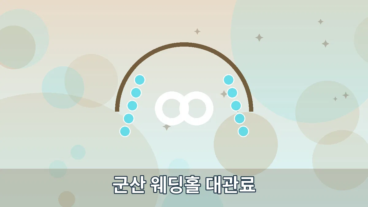 군산 웨딩홀 대관료 안내 이미지 4