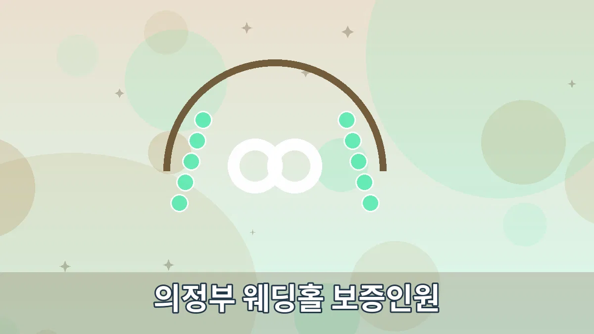 의정부 웨딩홀 보증인원 안내 이미지 3